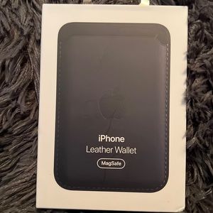 IPhone  Black leather wallet